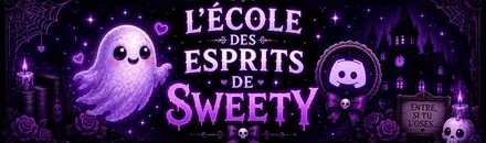 Bannière L'école des esprits de Sweety